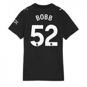 Manchester City Oscar Bobb #52 Udebanetrøje Dame 2025-26 Kortærmet